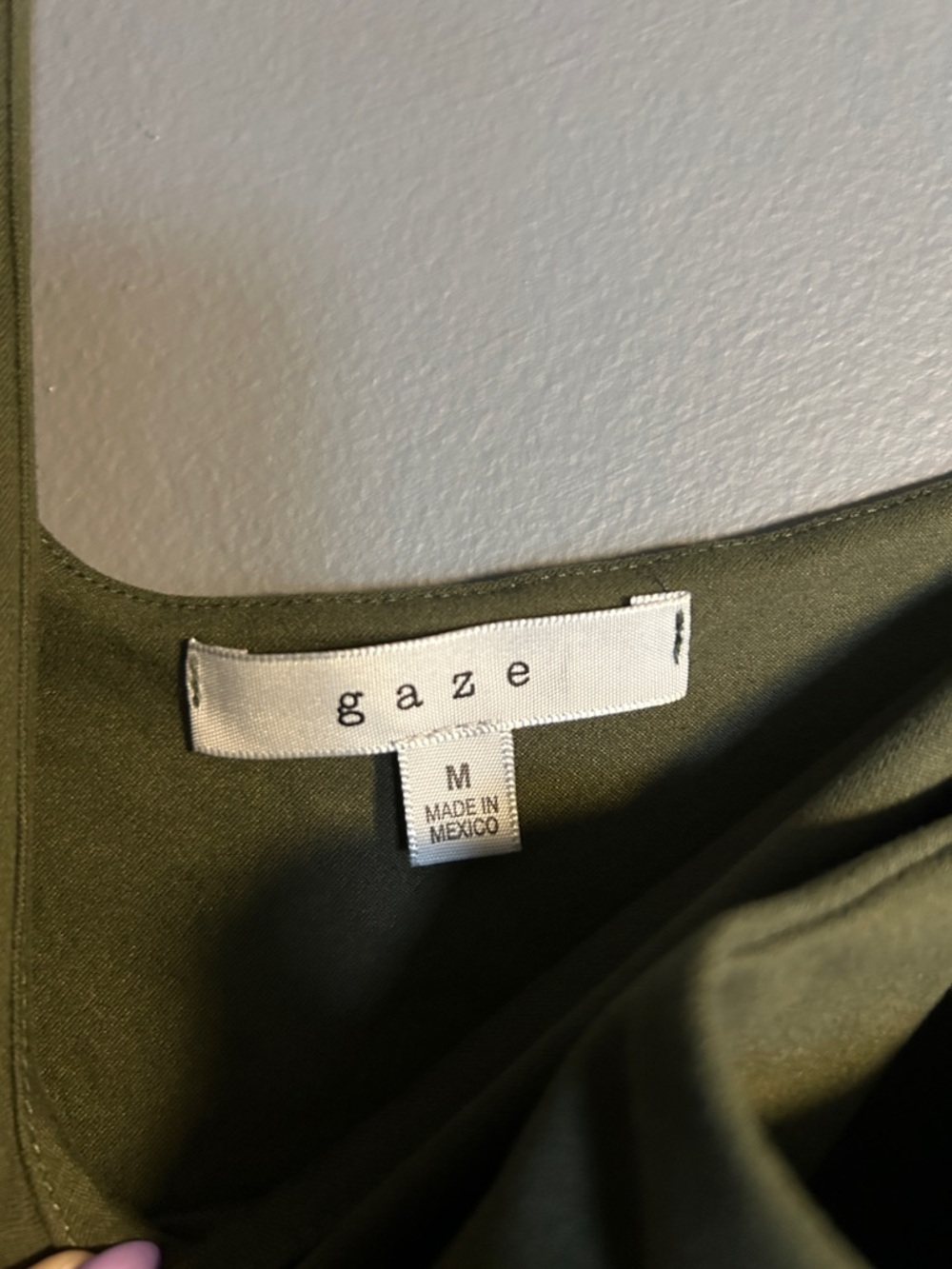 Gaze Green Bodysuit Size Medium - Picture 2 of 5